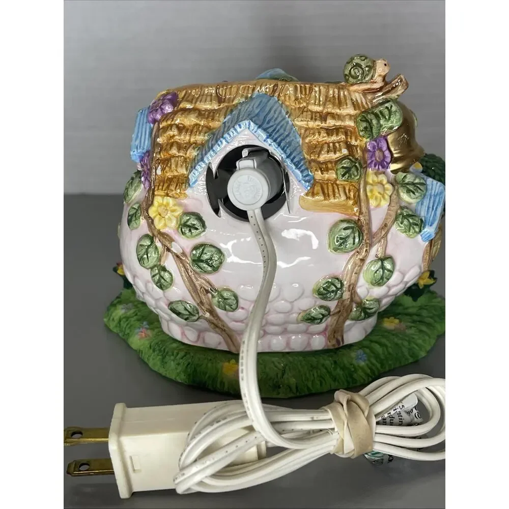 Easter Village Lighted‎ Ceramic School Bunny House Teacher Gift